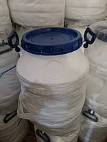 Бочка (бідон) 55л пластик, харчова, фото 2