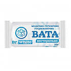 Вата нестерильна 25 г DR. WHITE ролик