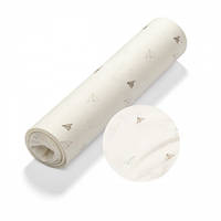 Бамбуковая простыня на резинке для кроватки "Самолетики" 60х120 см + подарок BabyOno