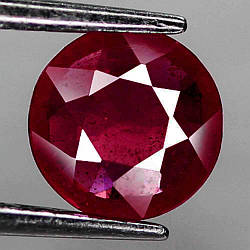 Рубін натуральний  1.25 Ct. 6.5 x 6.5 x 2.8 mm