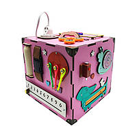 Развивающая игрушка Бизикуб Temple Group TG200162 23х23х23 см Розовый, World-of-Toys