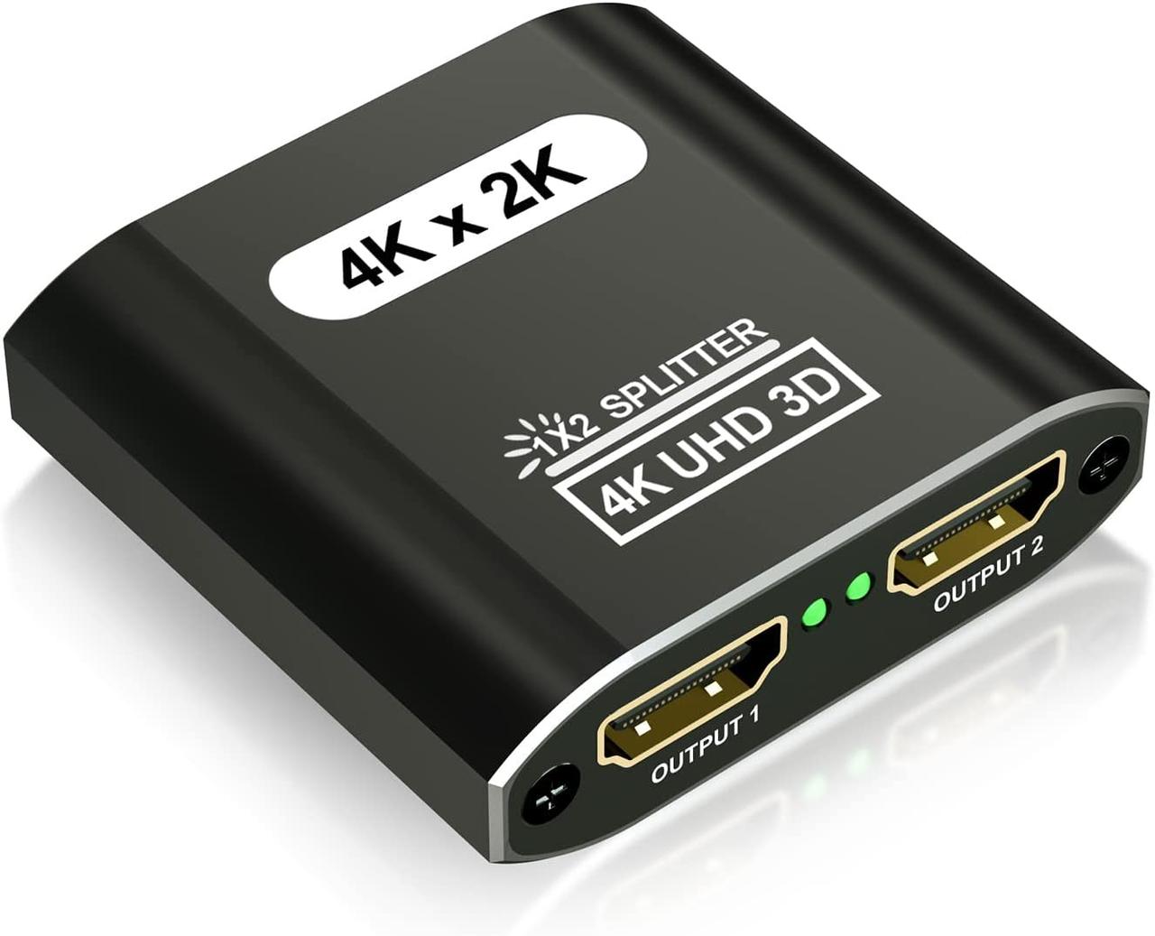 Разветвитель HDMI 1 на 2 Выхода, Разветвитель HDMI 4K При 30 Гц для ...