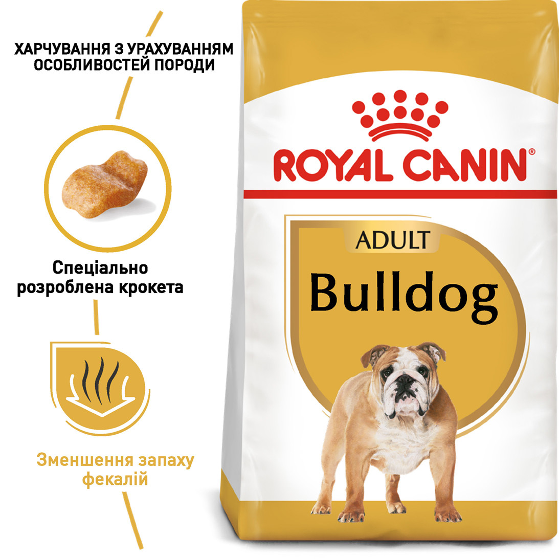 Корм для бульдога Royal Canin Bulldog Adult 12 кг