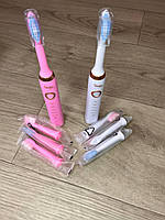 Електрична зубна щітка Shuke з 4 насадками,електрощітка, акумуляторна