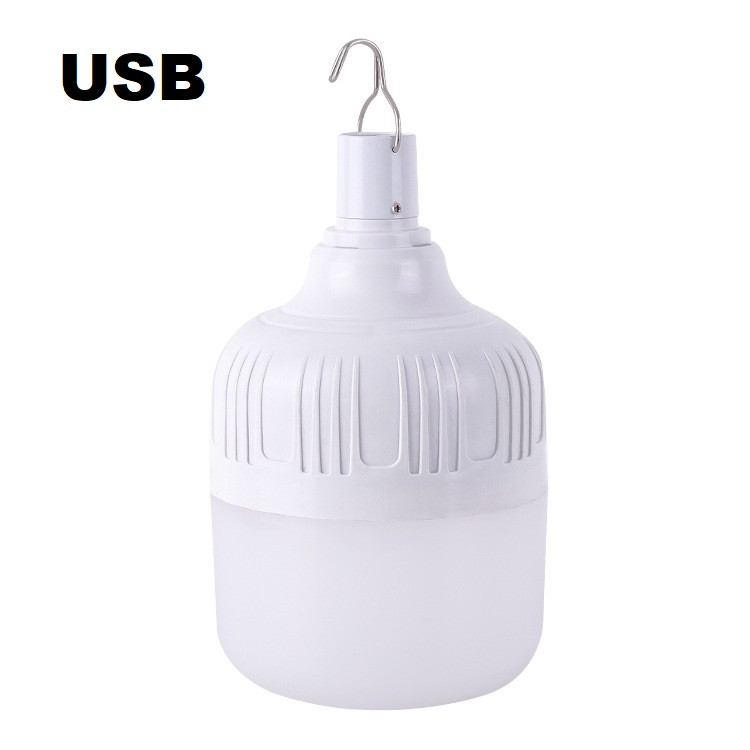 Автономная LED лампа светильник 30w с аккумулятором и USB кабелем - фото 1 - id-p516431955