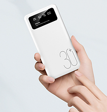 Power Bank 30000 мА·год 5V2A Зарядний пристрій для швидкого заряджання смартфонів Портативний зовнішній акумулятор
