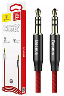 Кабель Baseus Yiven Audio Cable M30 1.5M Red+Black (CAM30-C91)