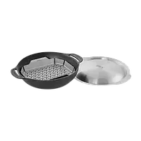 Сковорода ВОК из вставкой-пароваркой и крышкой для Gourmet BBQ System