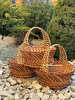 Корзина плетена Великодня. Арт:4059