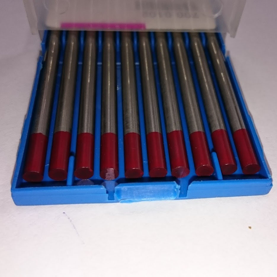 Вольфрамовий електрод WT Ф2,4 червоний