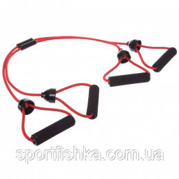 Еспандер трубчастий 88 см універсальний ІКС, фото 1