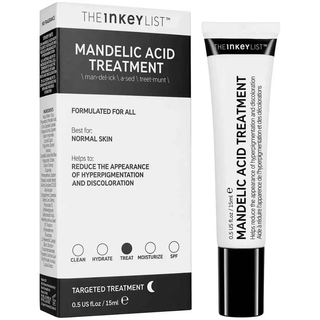 Крем із мигдальною кислотою проти пігментації та висипів The Inkey List Mandelic Acid Treatment 15 мл