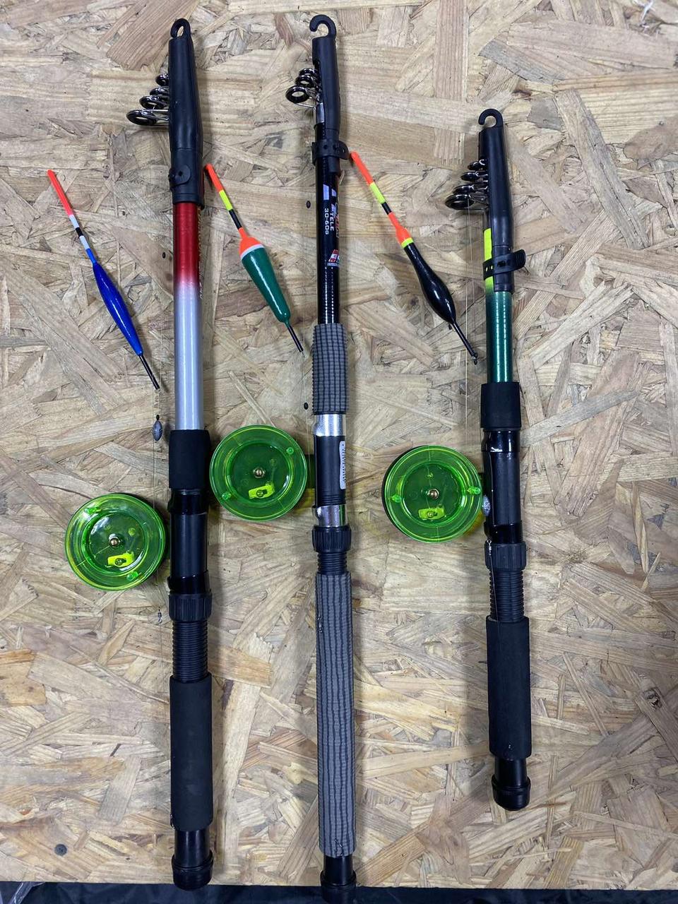 Вудка поплавцева (1 шт.) +котушка в складанні + поплавець!, фото 1
