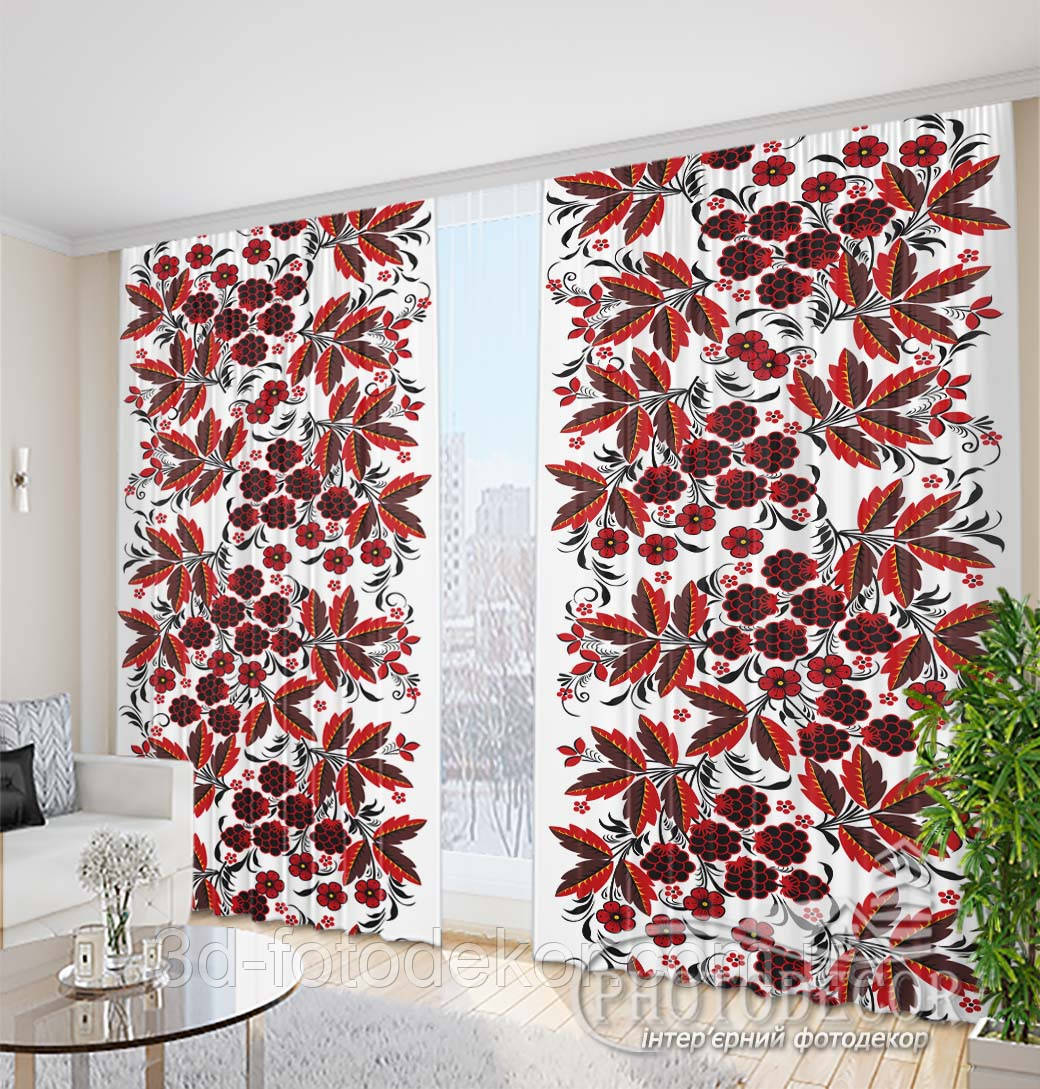 Штори з Українським орнаментом – будь-який розмір. Читаємо опис!, фото 1