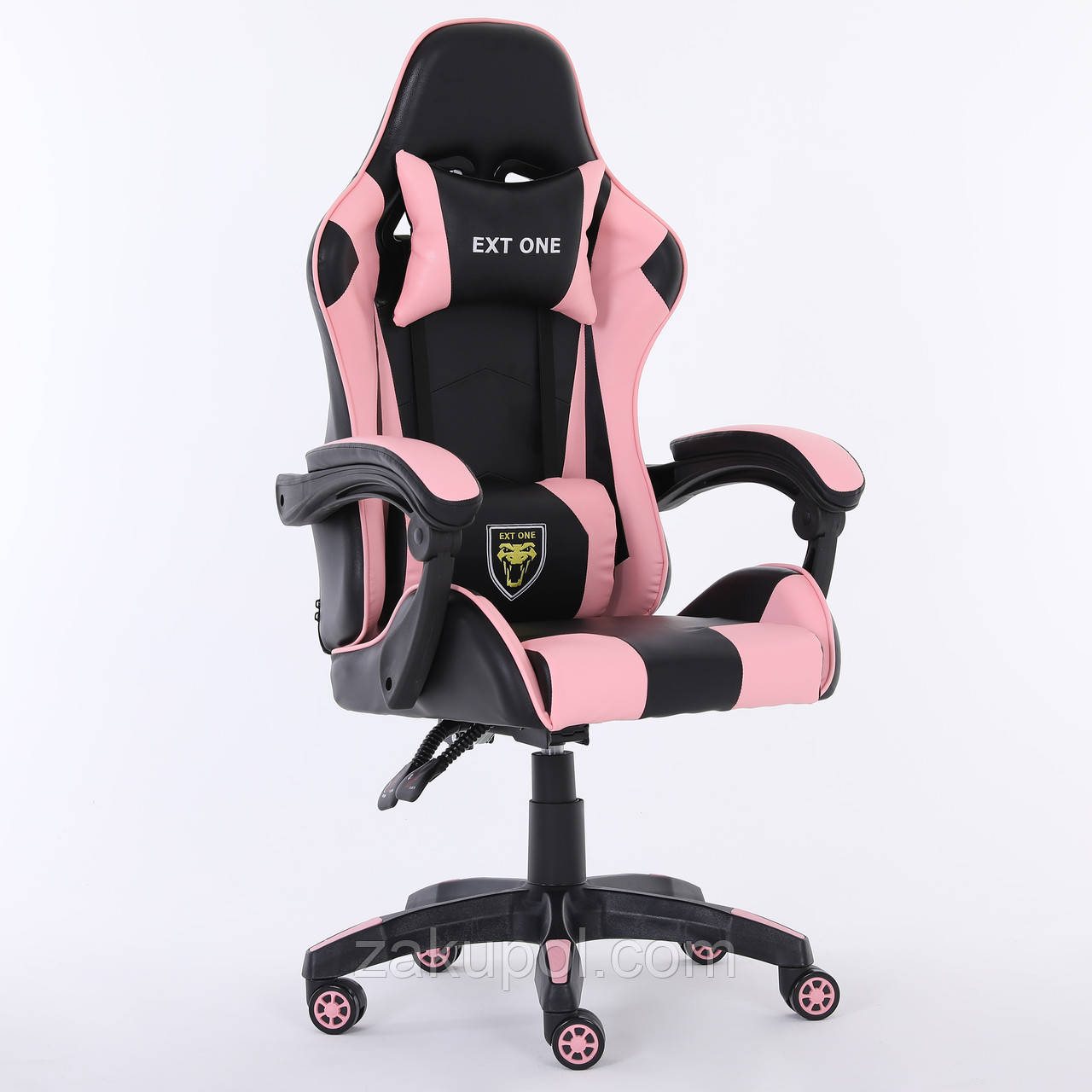 Крісло геймерське, ігрове, спортивне Extreme Series EXT ONE PINK чорно-рожеве
