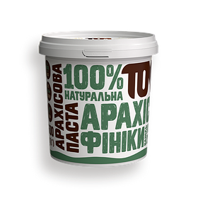 Арахісова паста з фініками та кокосовою олією 500г ТОМ