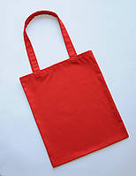 Эко-сумка шоппер красная (35х0х41 см)