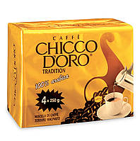 Кофе молотый Chicco D'oro Tradition 100% Арабика, 4х250 г.