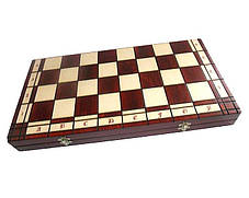 Великі дерев'яні шахи Турнірні 8 з класичними фігурами гарний подарунок, фото 2