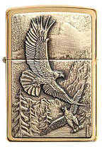Оригінальна американська запальничка Zippo 20854 Soaring Eagles вдалий подарунок, фото 2