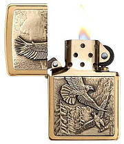 Оригінальна американська запальничка Zippo 20854 Soaring Eagles вдалий подарунок, фото 3