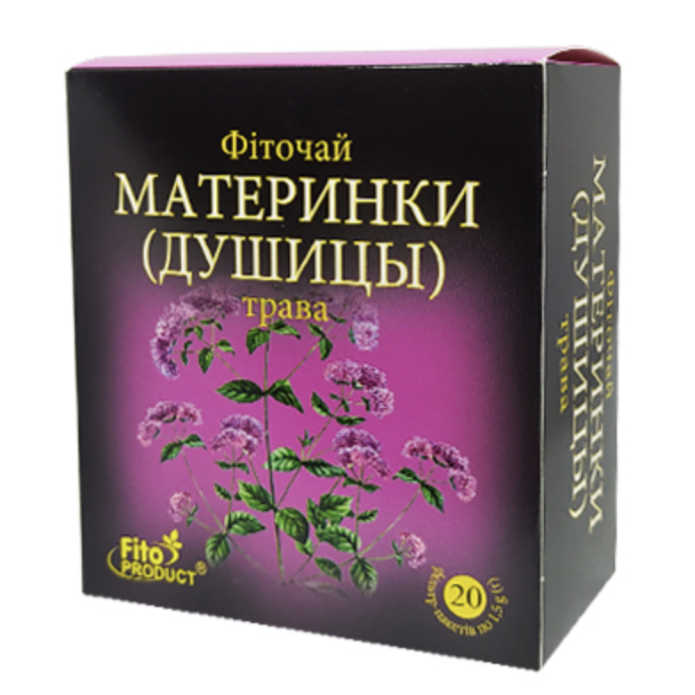 Материнка трава фіточай 20 пакетиків, фото 1