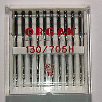 Голки швейні універсальні ORGAN №120 пластиковий бокс 10 штук для побутових швейних машин (7004)