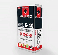 Wallmix К-40 Клей эластифицированный белый, 25кг