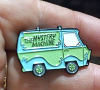 Брошь брошка пин значок мульт скуби ду Scooby-Doo автобус фургон металл эмаль