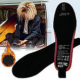 Устілки для взуття з підігрівом SKI TECH, бездротові, з вбудованим акумулятором і пультом керування,, фото 2