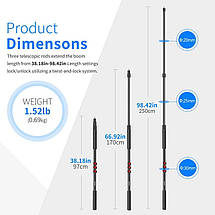 Мікрофонна вудка Neewer ST-NW-7000 Boom Pole, фото 4