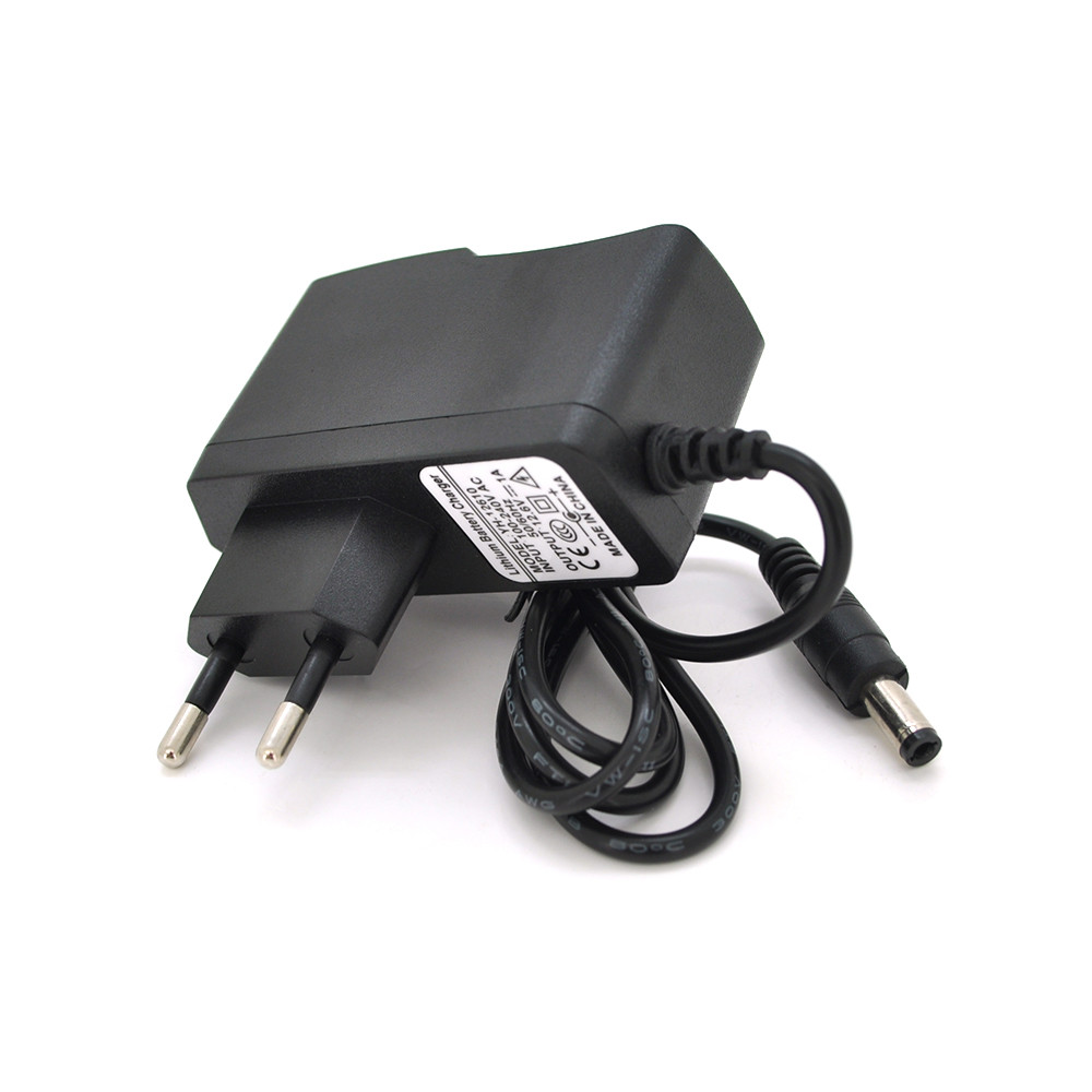 Зарядний пристрій для літієвих акумуляторів 12.6 V 1 A, штекер 5,5х2,5 мм, BOX, Q300, фото 1