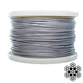 Трос 1.5 мм DIN 3055 (6х7+1х7) неіржавкий А2 200м APRO