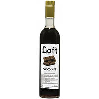 Сироп LOFT Шоколад 700 мл у скляній пляшці.