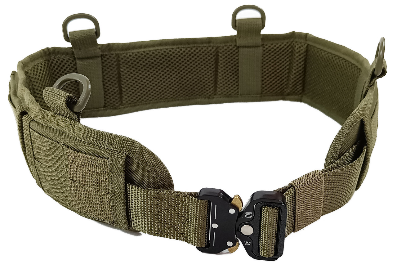 Розвантажувальний тактичний пояс РПС із кріпленням MOLLE олива (варбелт, warbelt)