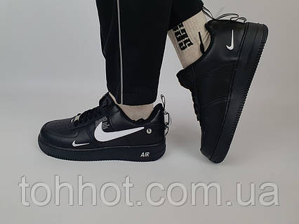 Nike air force 1 07 lv8 high black discount