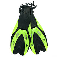 Ласти з відкритою п'ятою Newt DLV Deep салатові NE-66-39-43-Y