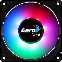 Вентилятор AeroCool Frost 8 FRGB (ACF1-FS10117.11), 80х80х25 мм, 3-pin, Molex