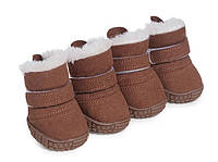 Зимние ботинки для маленьких и средних собак 4 шт.