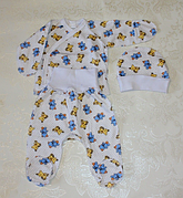 Костюм для новонароджених у пологовій бавовні костюм для новонароджених у пологовий будинок