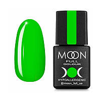 Гель-лак Moon Full Neon No702 салатовий яскравий, 8 мл.