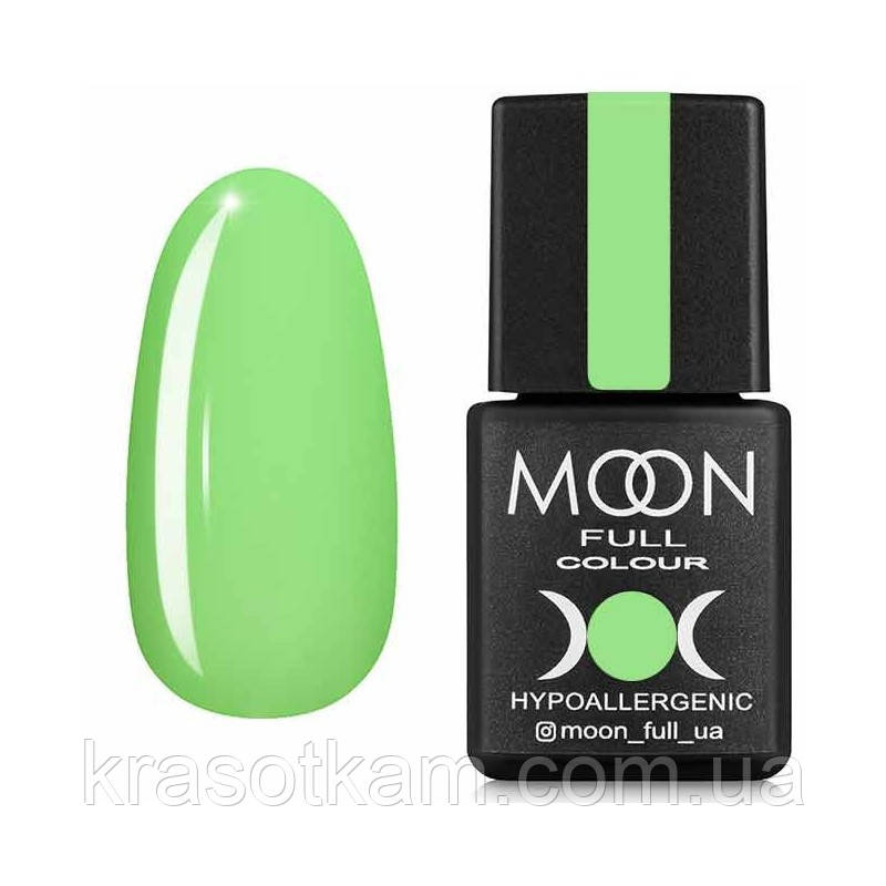 Гель-лак Moon Full Neon No701 світло-салатовий, 8 мл.