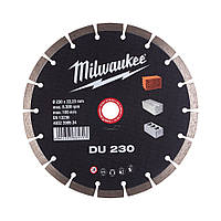 Диск алмазный Milwaukee DU230 сегментный 230х2.6х22.23 мм (4932399524)