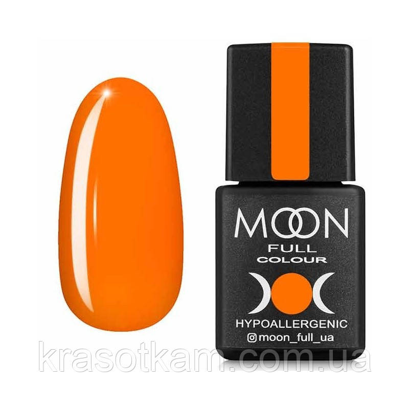 Гель-лак Moon Full Neon No704 жовтогарячий, 8 мл.