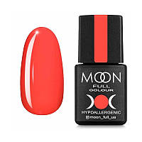 Гель-лак Moon Full Neon No706 кораловий, 8 мл.