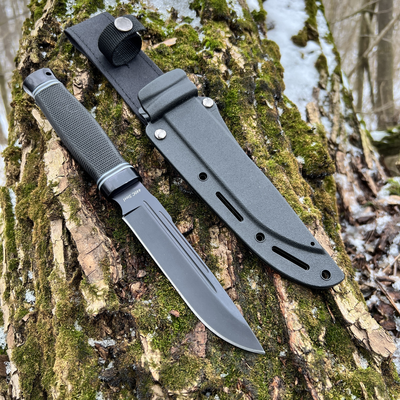 Ніж нескладаний тактичний "Ярість" ( сталь 440С)