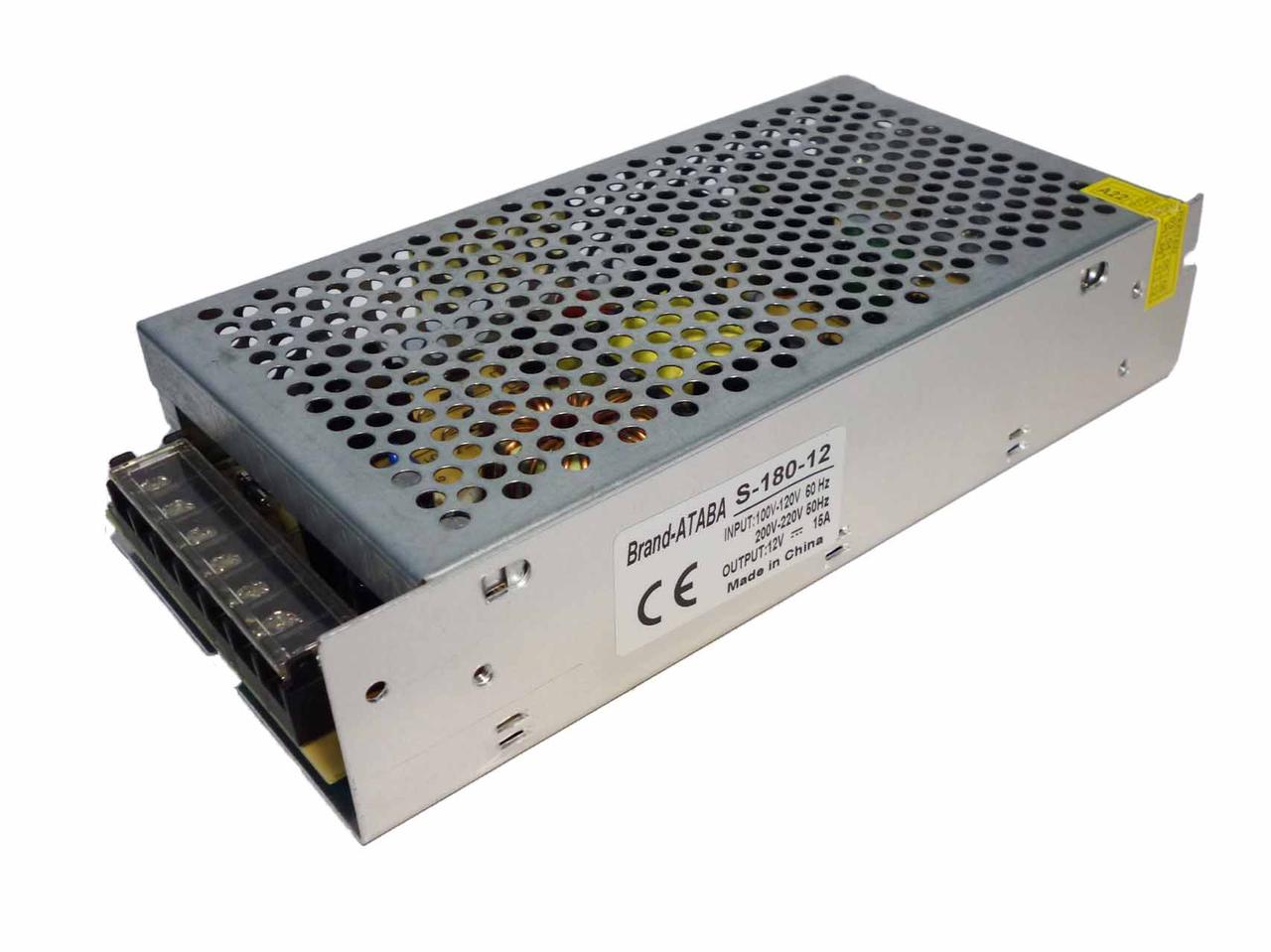 Блок живлення 12V 15A METAL