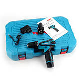 Акумуляторний шурупокрут Makita DF330DWE 12 V, 2 Ah з набором інструментів шурупокрут Макіт (КІТ-5), фото 6