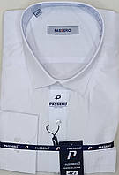 Чоловіча сорочка супербатал Passero vd-0150 біла класична, сорочки чоловічі великих розмірів Туреччина