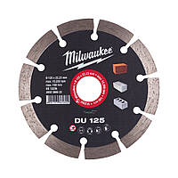 Диск алмазный Milwaukee DU 125 сегментный 125х2.3х22.23 мм (4932399522)